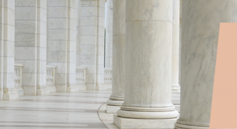 Government building marble columns