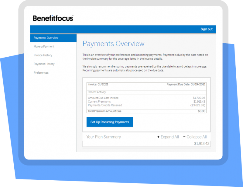 Employers Billing Payments Benefitfocus