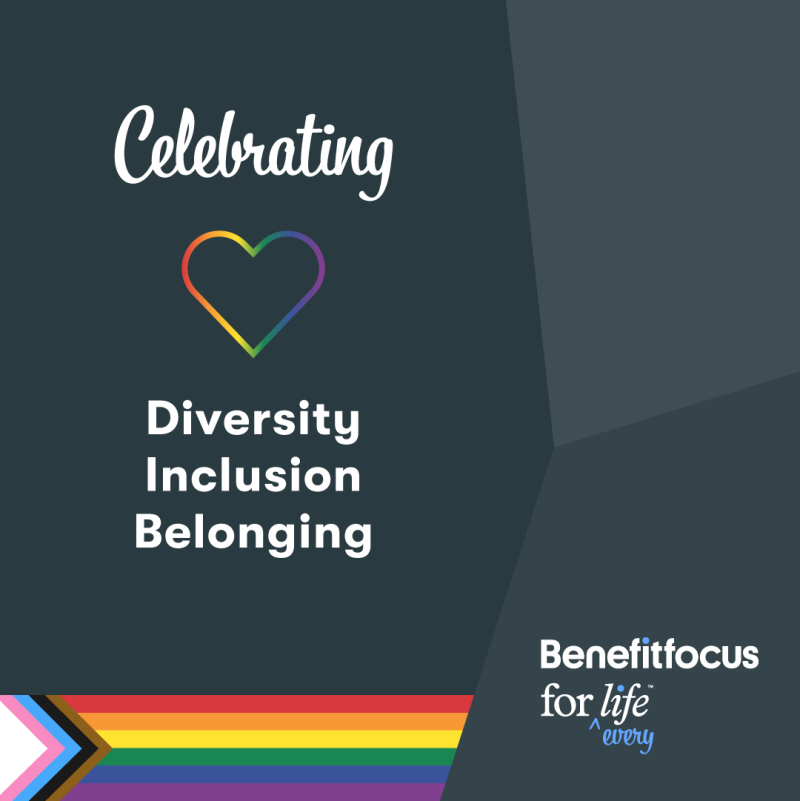 Celebrating Diversity Inclusion and Belonging at Benefitfocus graphic