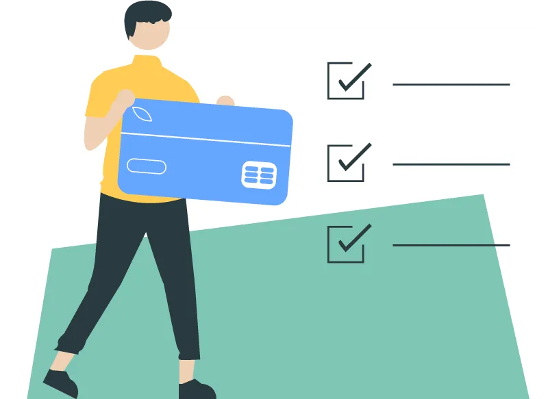 man with checklist