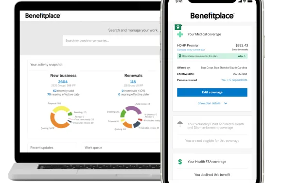 Benefitplace screenshots